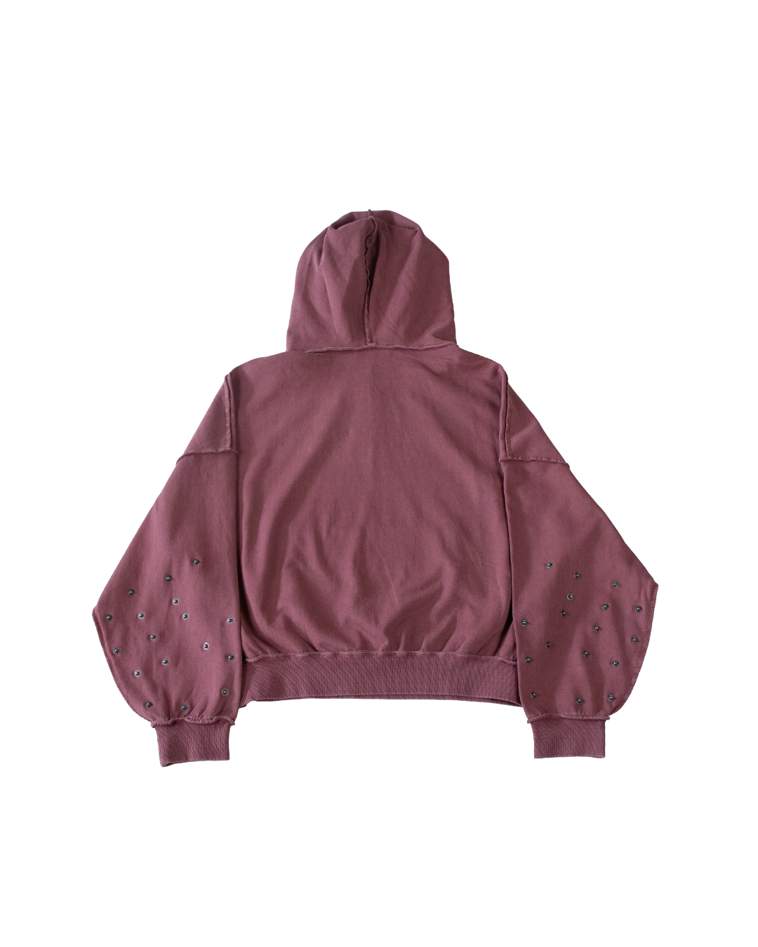 BUTTON HOODIE - RED - XXL (SAMPLE)