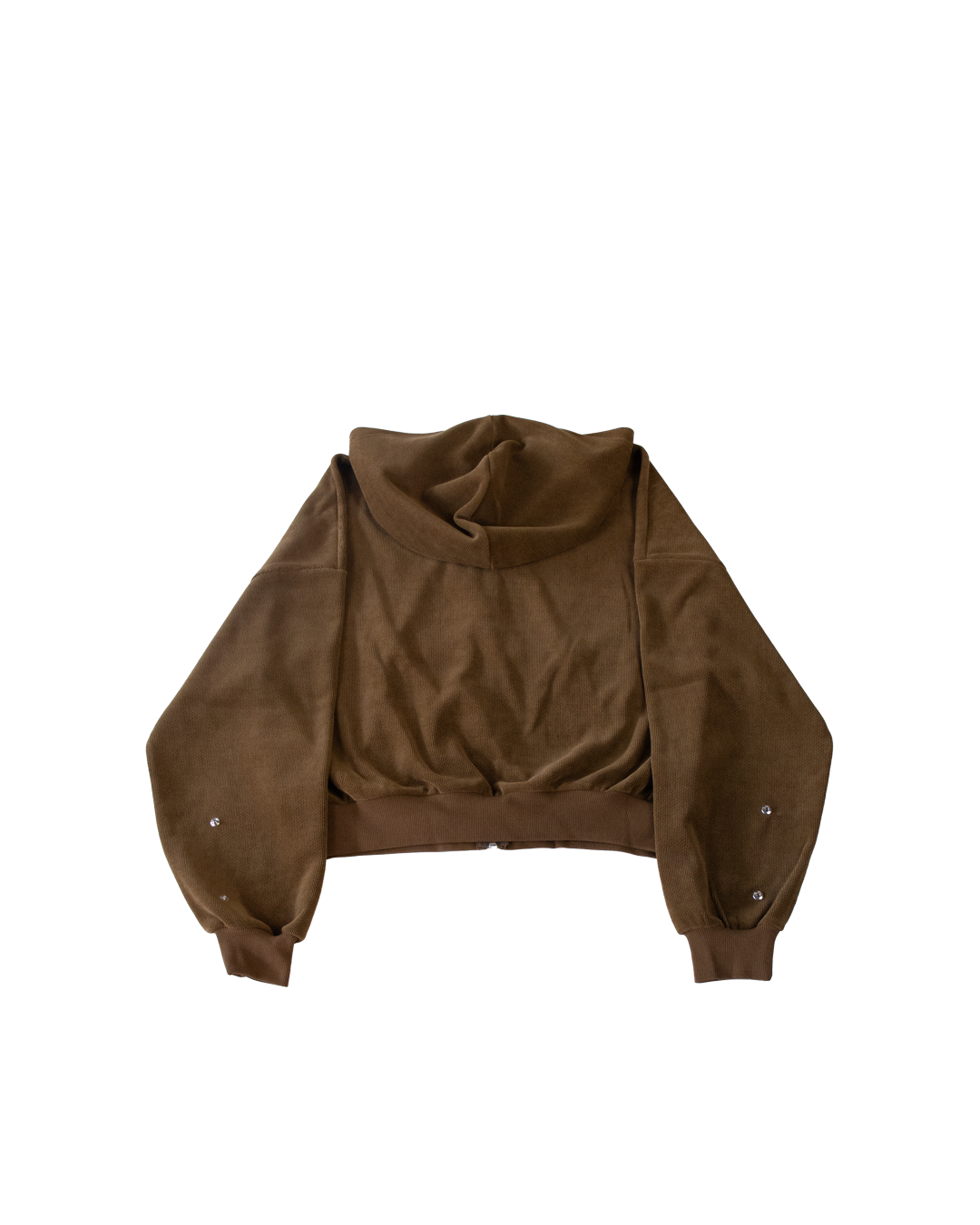 LANIK ZIP-HOODIE - KHAKI - S (SAMPLE)