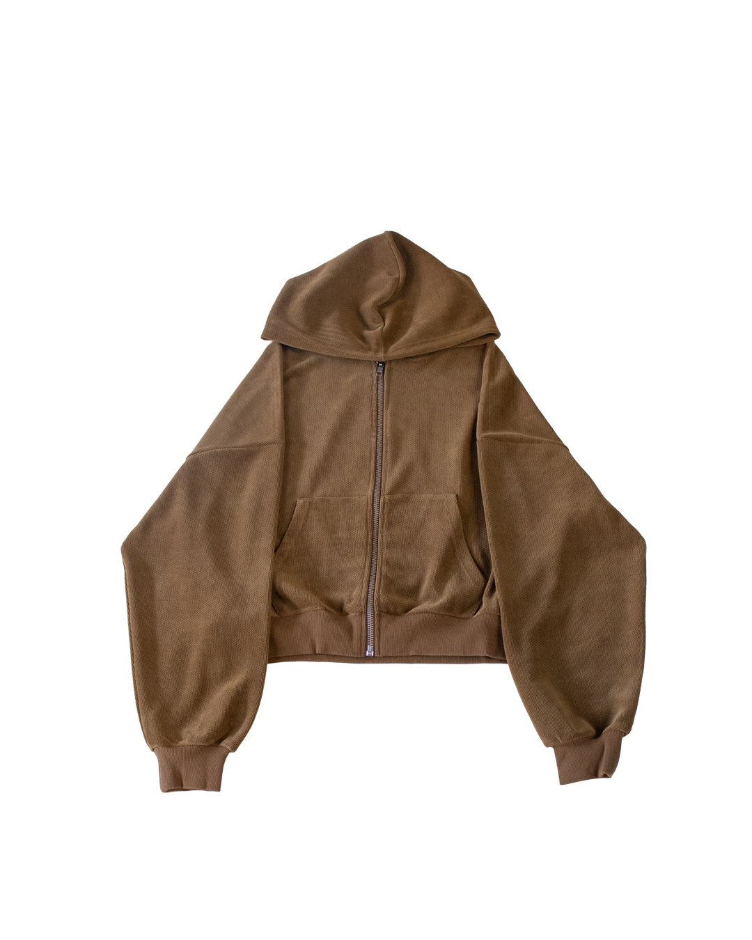 LANIK ZIP-HOODIE - KHAKI - L (SAMPLE)