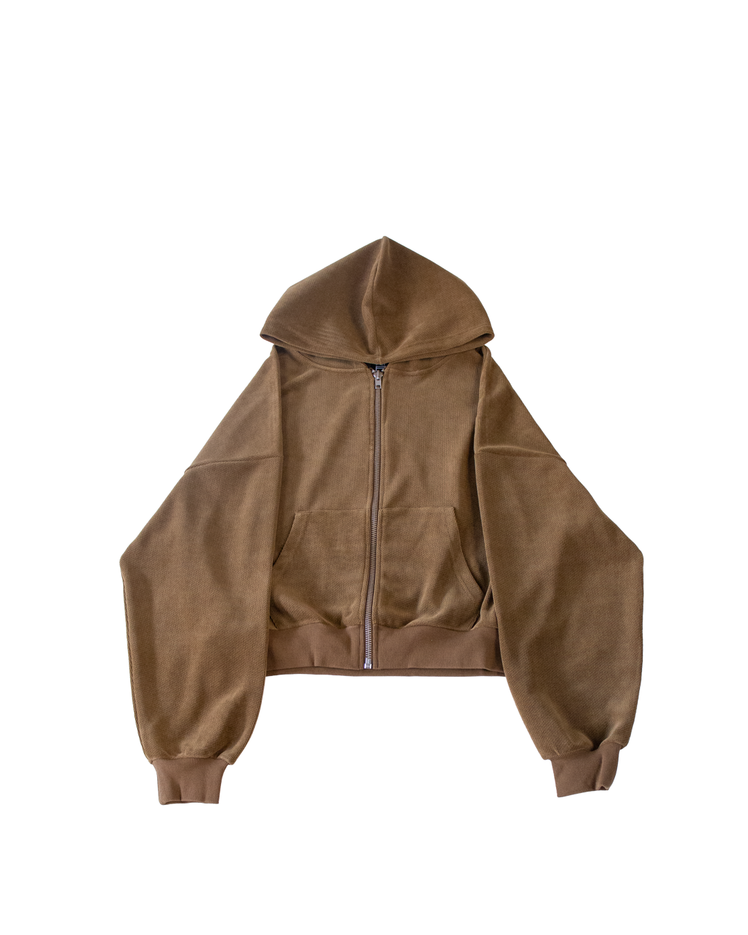 LANIK ZIP-HOODIE - KHAKI - XL (SAMPLE)