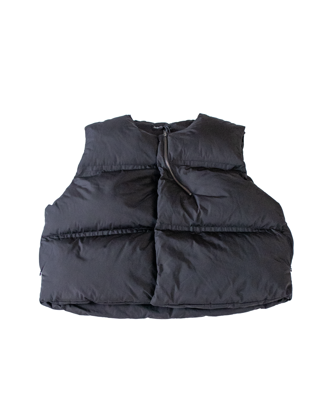 DARK PUFFER VEST - S (SAMPLE)