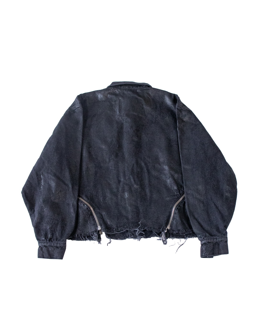 CRACKED DENIM JACKET - S-M (SAMPLE)