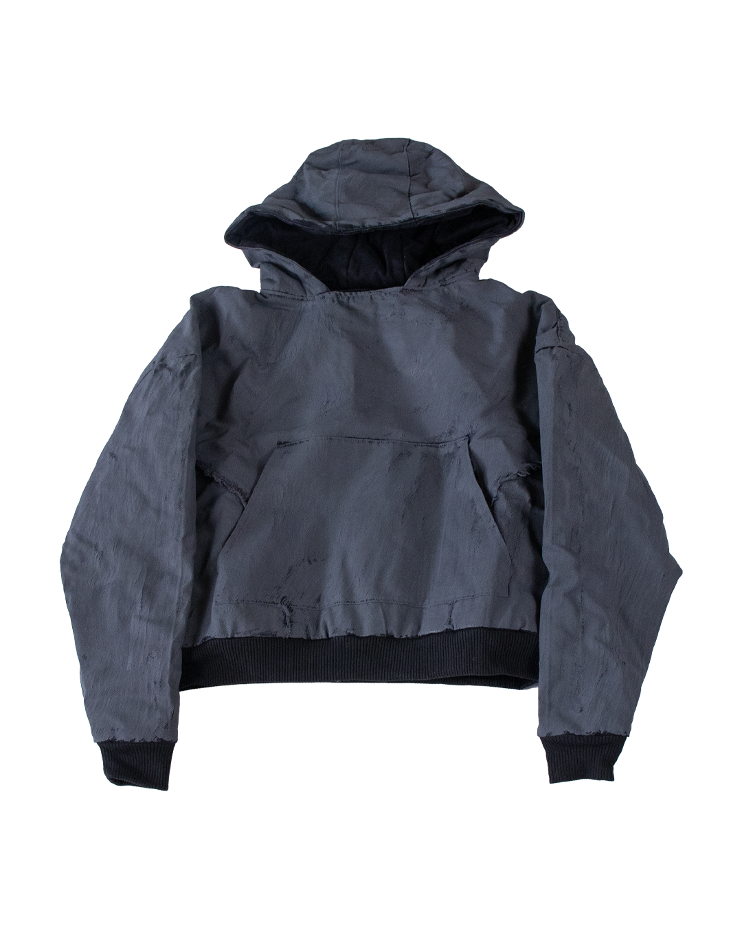 CRACKED PUFFER HOODIE - S (SAMPLE) – ATELIER DE ROUPA