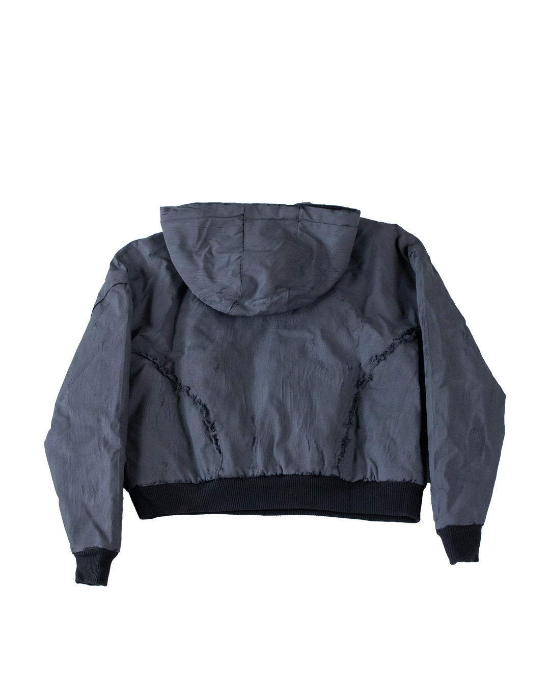 CRACKED PUFFER HOODIE - S (SAMPLE)