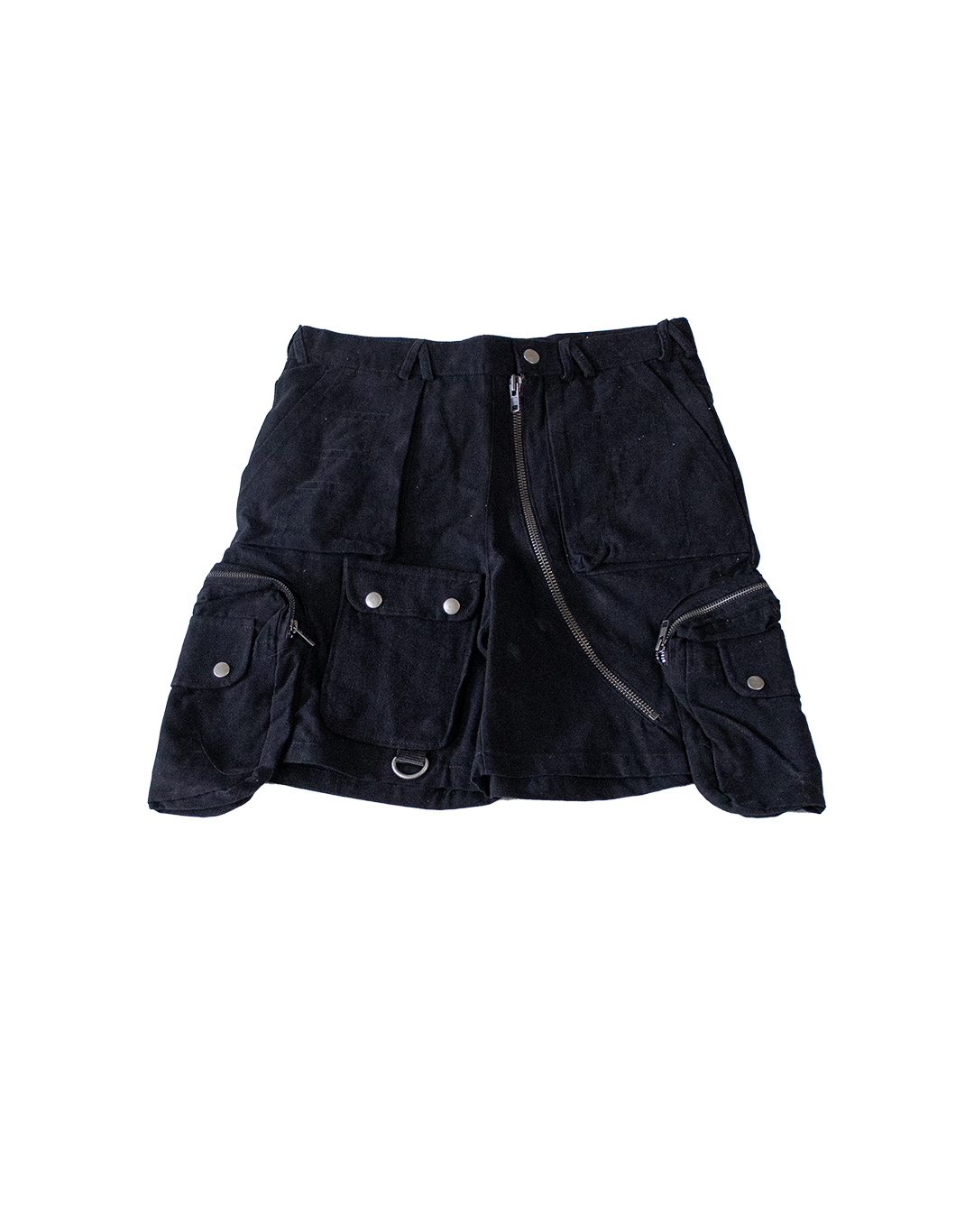 UTILITY CARGO SHORTS - BLACK - M (SAMPLE)
