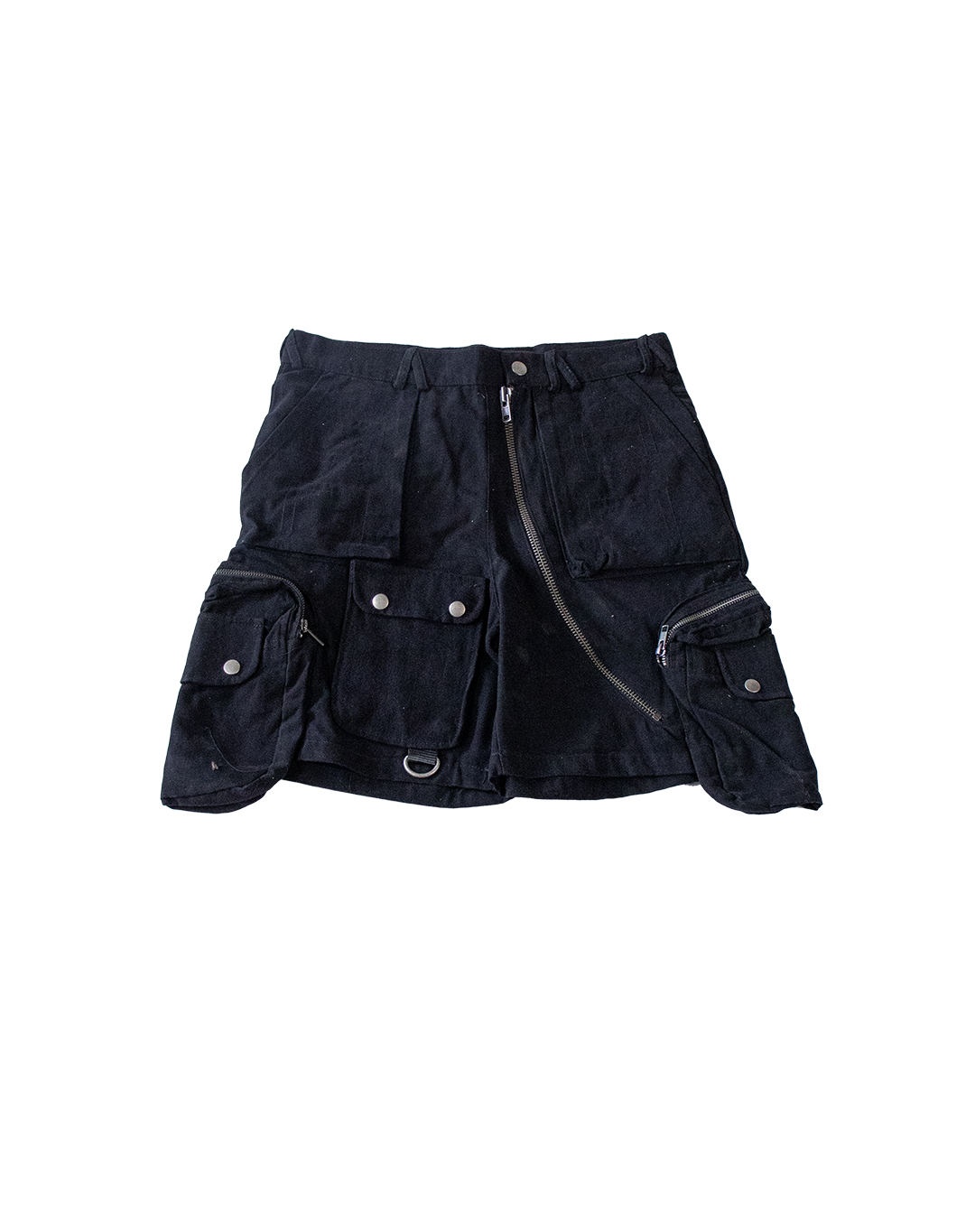UTILITY CARGO SHORTS - BLACK - XL (SAMPLE)