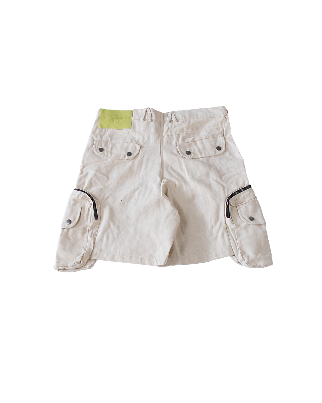 UTILITY CARGO SHORTS - CREME - S (SAMPLE)