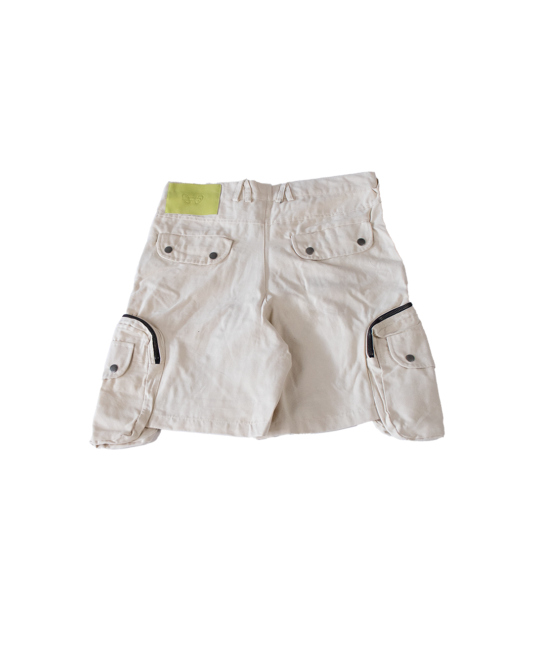 UTILITY CARGO SHORTS - CREME - XL (SAMPLE)