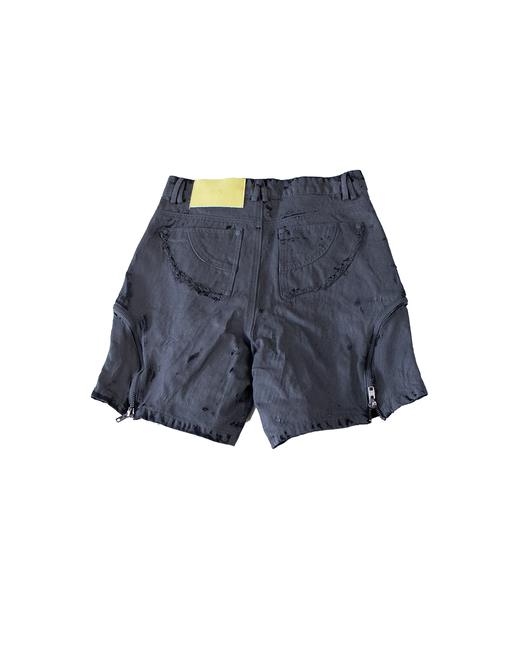 CRACKED DENIM SHORTS - S (SAMPLE)