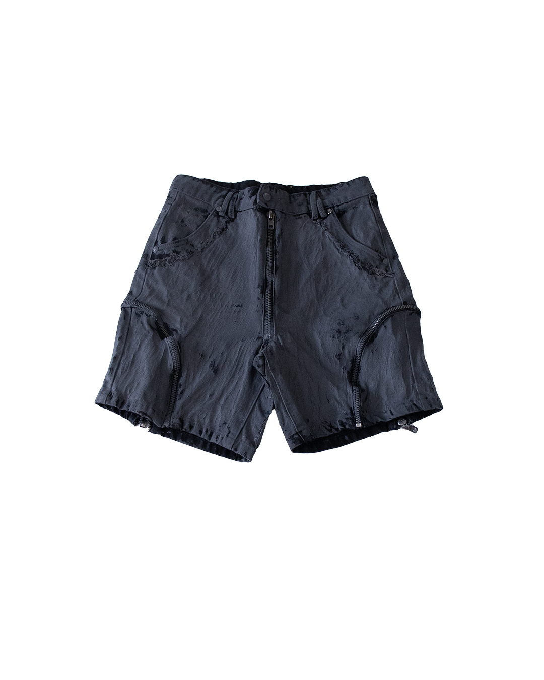 CRACKED DENIM SHORTS - XXL (SAMPLE)