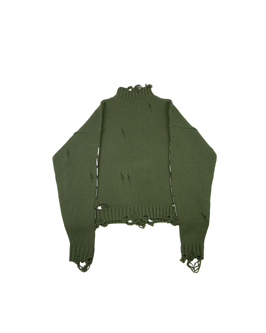PATCHWORK KNIT SWEATER - XXL (SAMPLE)