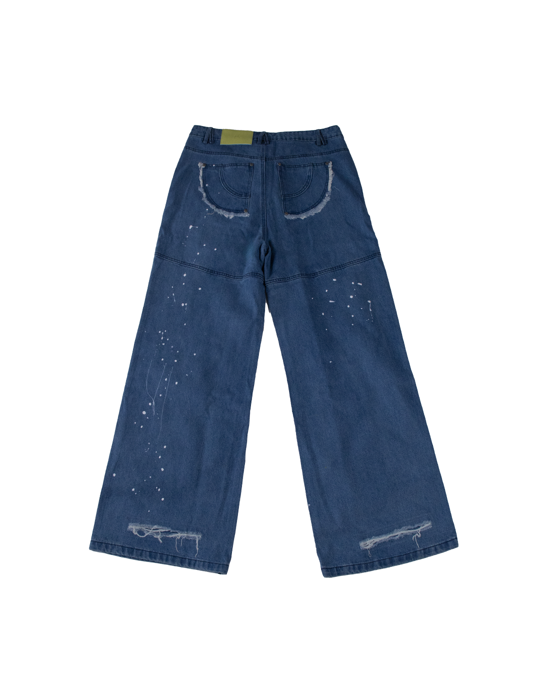 WAXED DENIM JEANS - XS (SAMPLE)