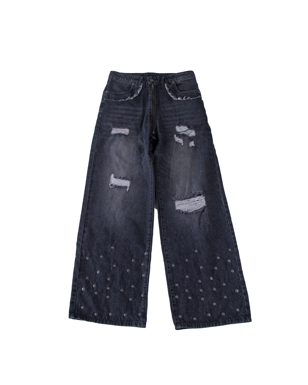 BUTTON DENIM JEANS - XS (SAMPLE)