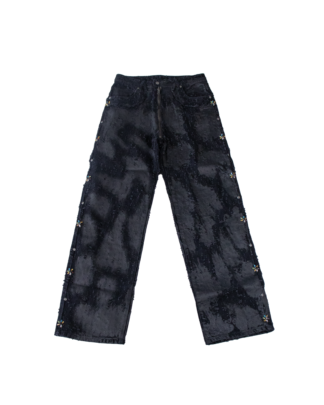 WRECKED DENIM JEANS - XS (SAMPLE)