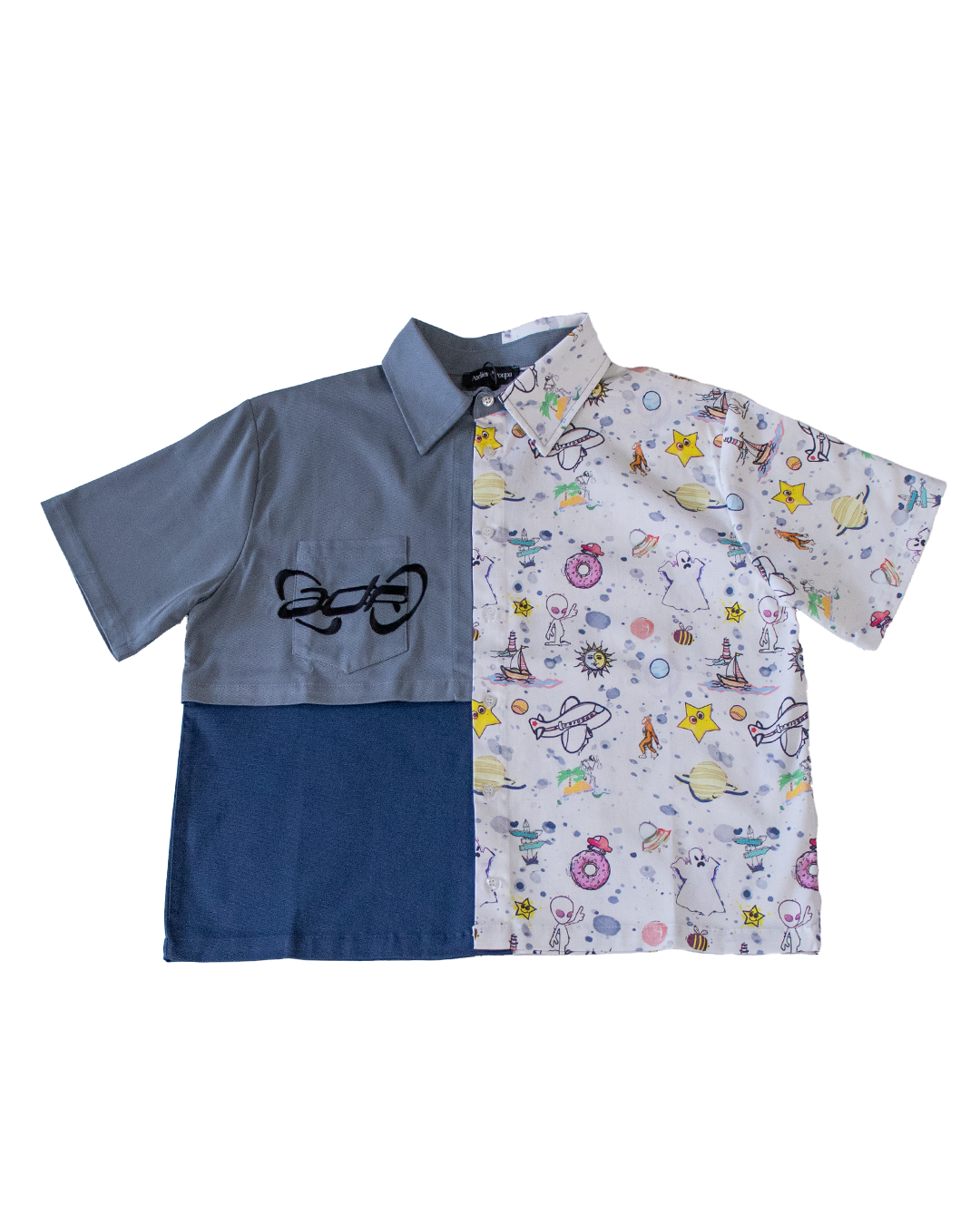 AMNESIA SHIRT - BLUE - XS (SAMPLE)