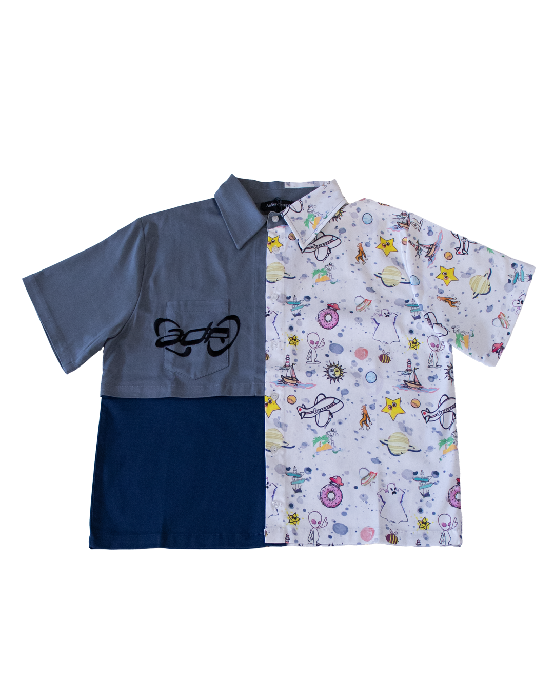 AMNESIA SHIRT - BLUE - S (SAMPLE)