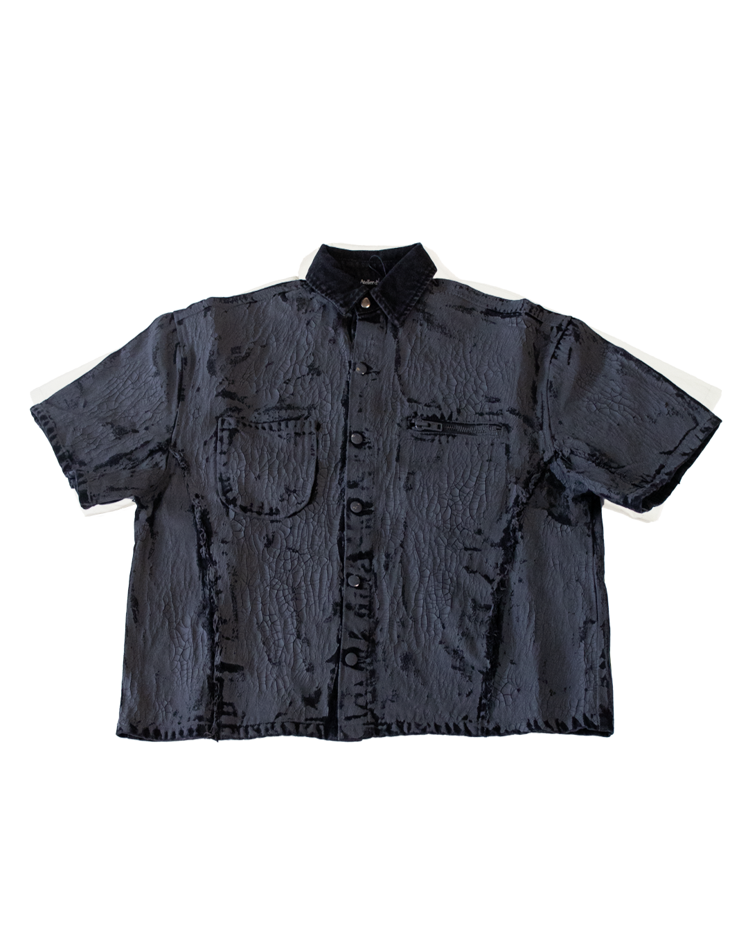 CRACKED DENIM SHIRT - S (SAMPLE)
