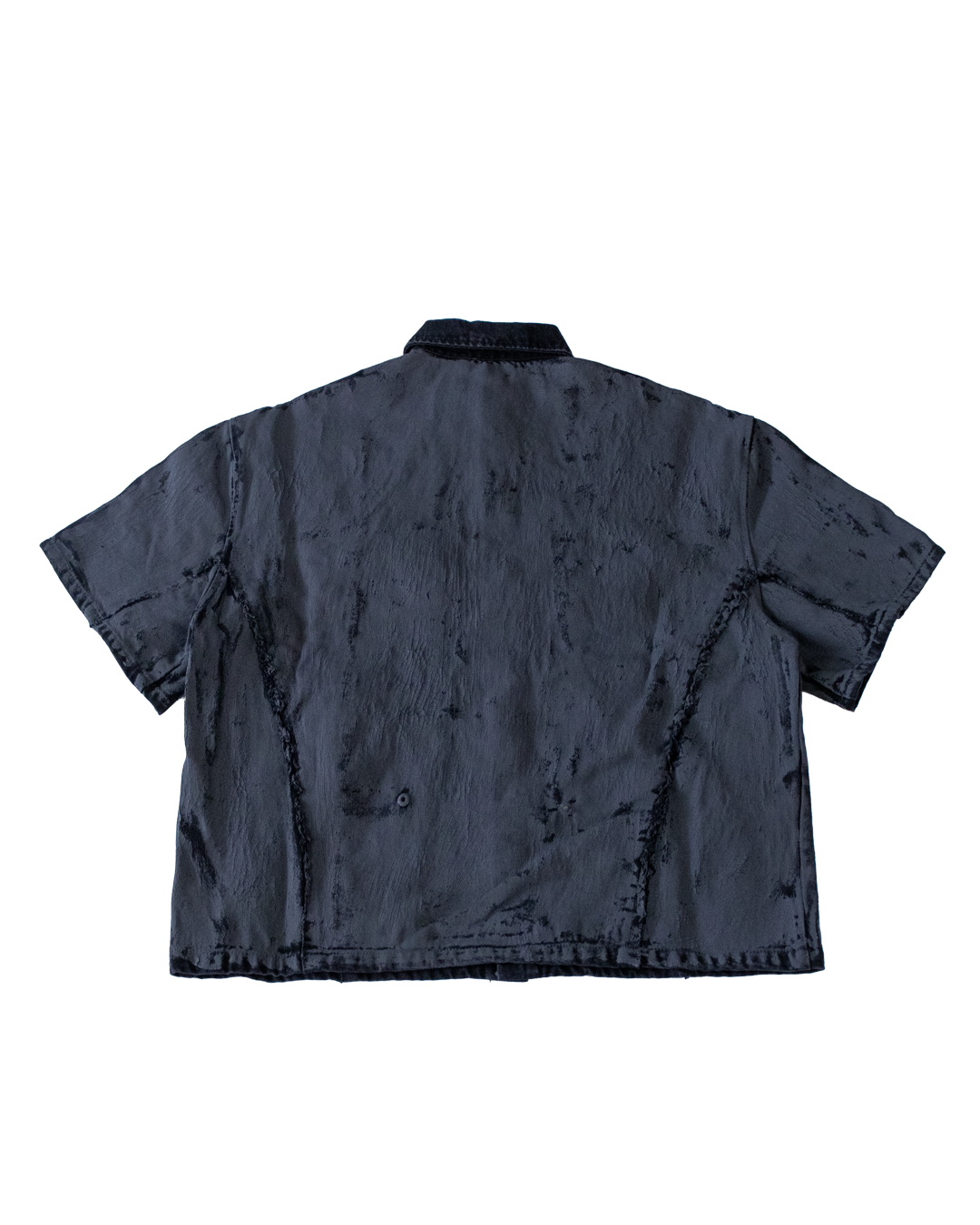 CRACKED DENIM SHIRT - S (SAMPLE)