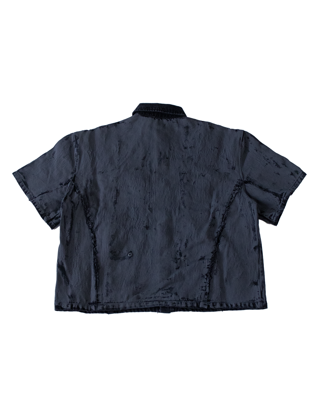 CRACKED DENIM SHIRT - M (SAMPLE)