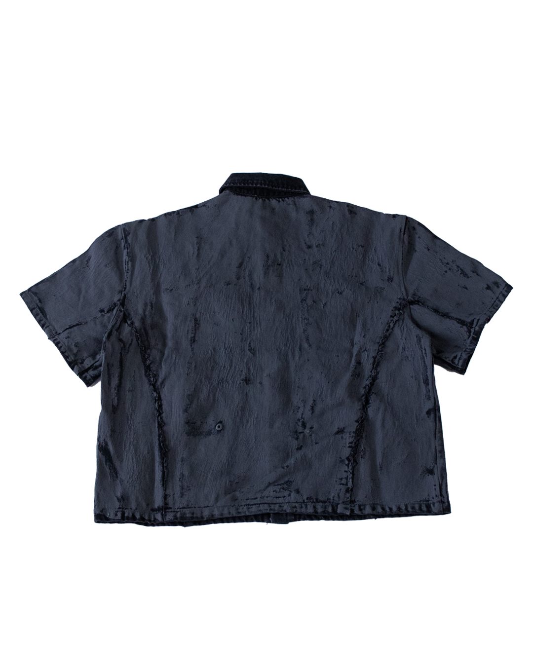CRACKED DENIM SHIRT - XL (SAMPLE)