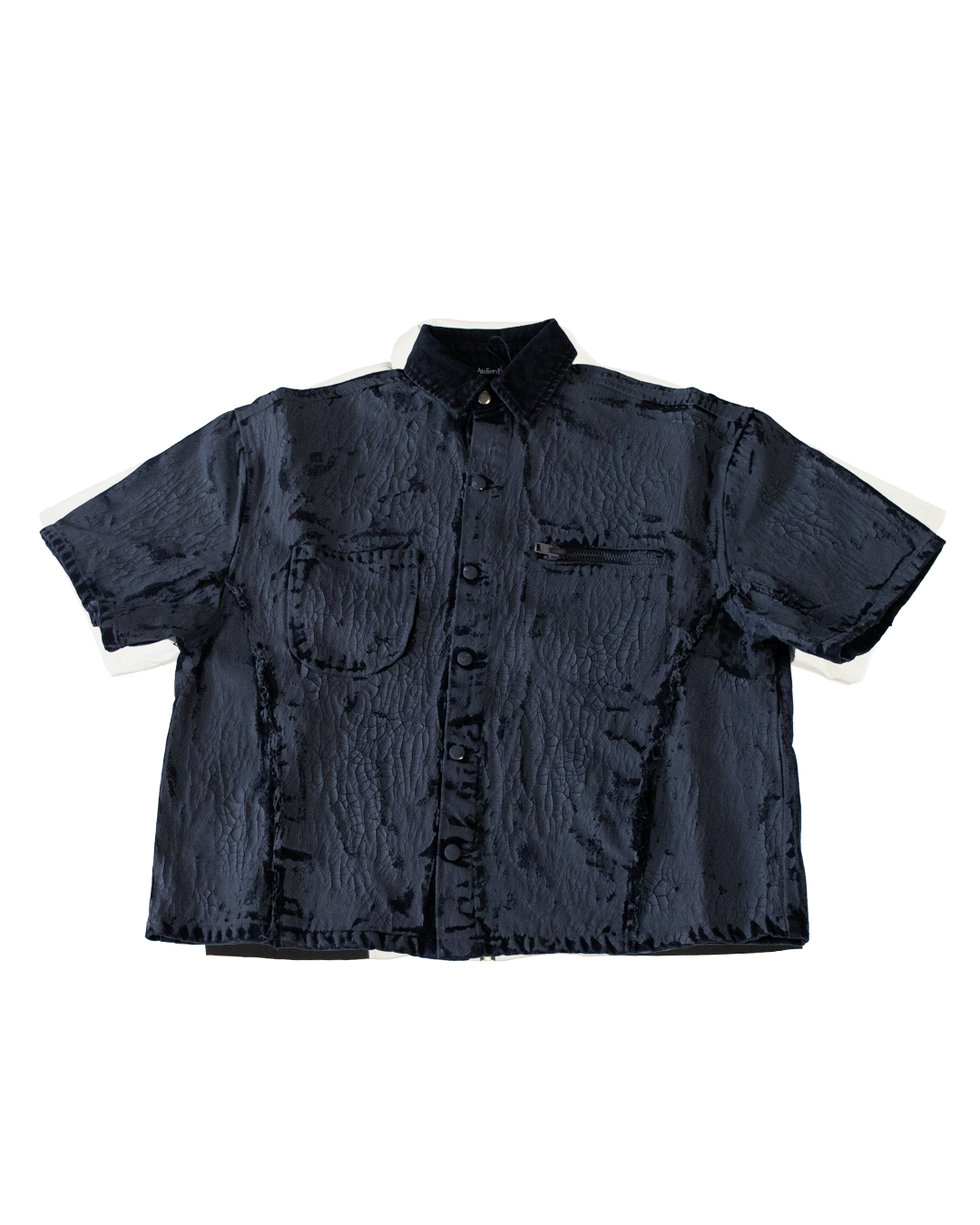 CRACKED DENIM SHIRT - XXL (SAMPLE)