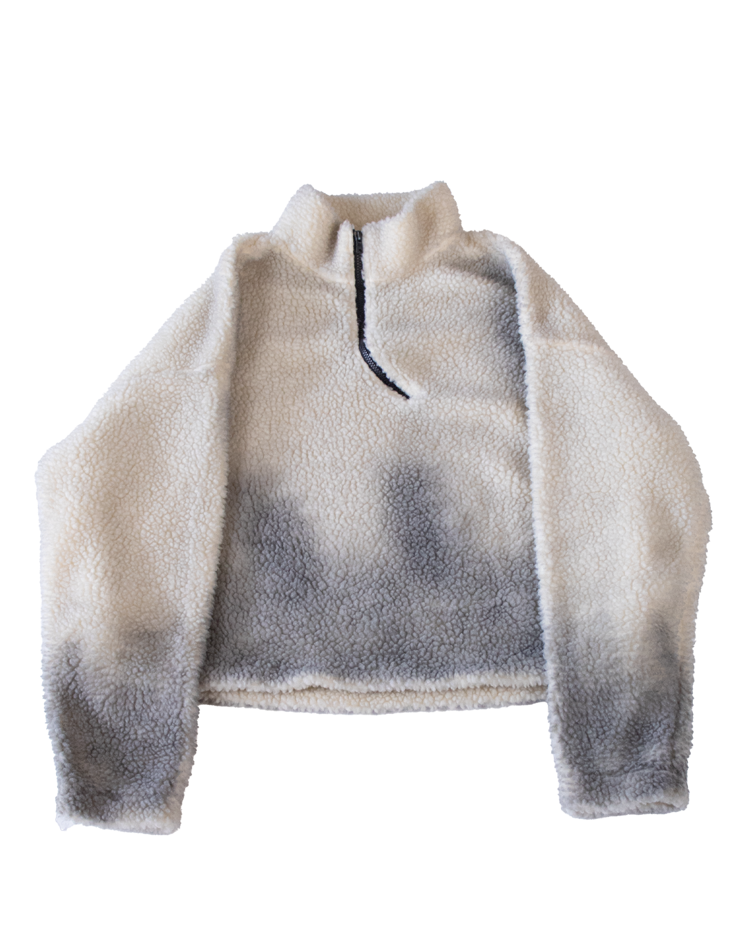 FLEECE HALF-ZIP SWEATER - M (SAMPLE)