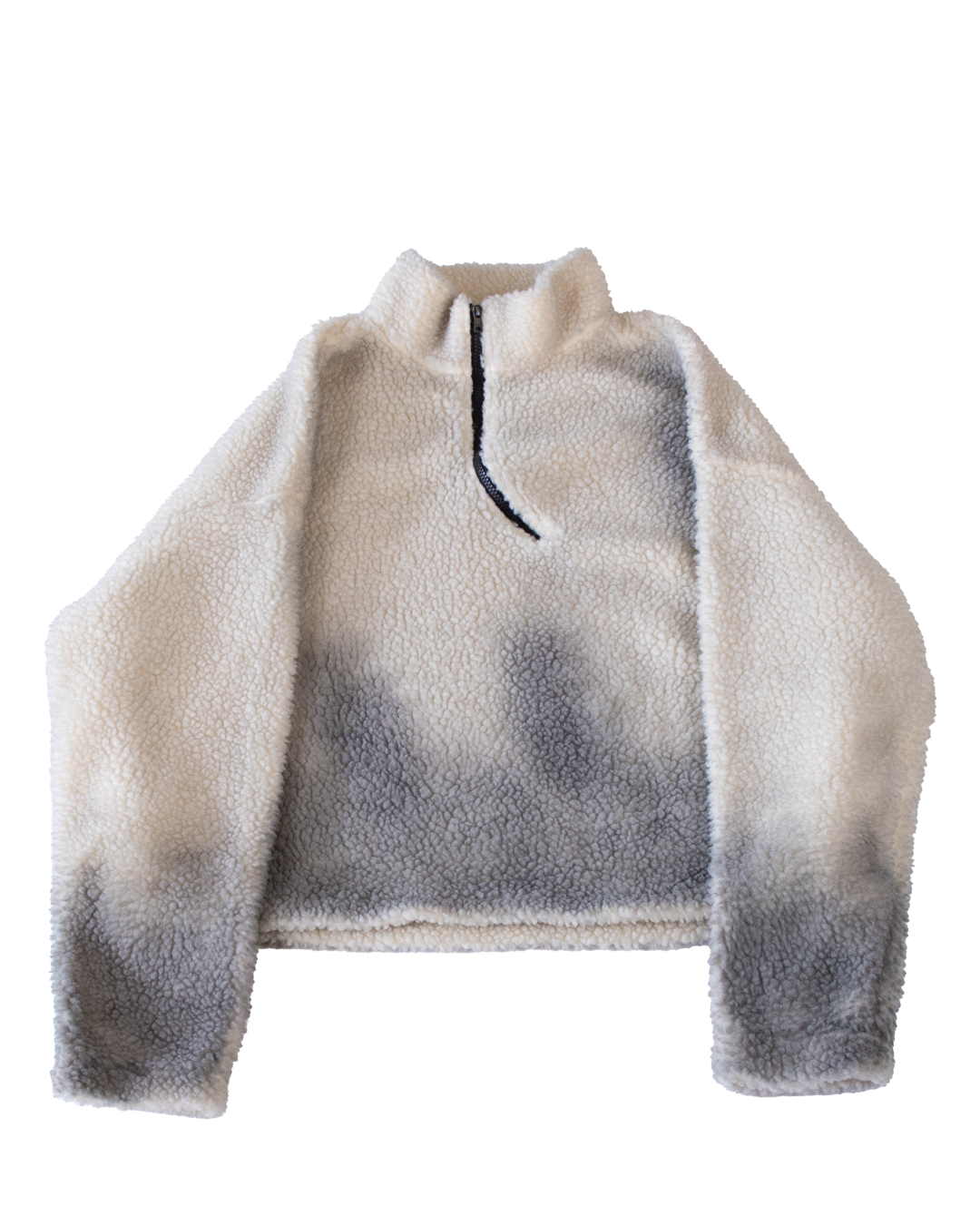 FLEECE HALF-ZIP SWEATER - L (SAMPLE)