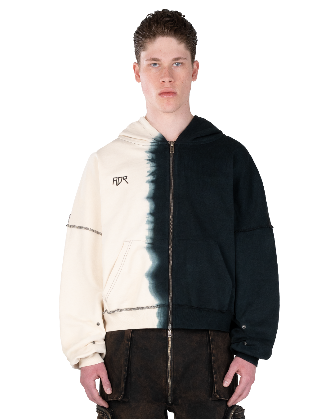 FADED ZIP-HOODIE