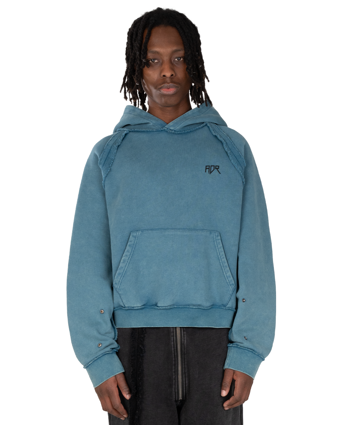 RAGLAN HOODIE - BLUE