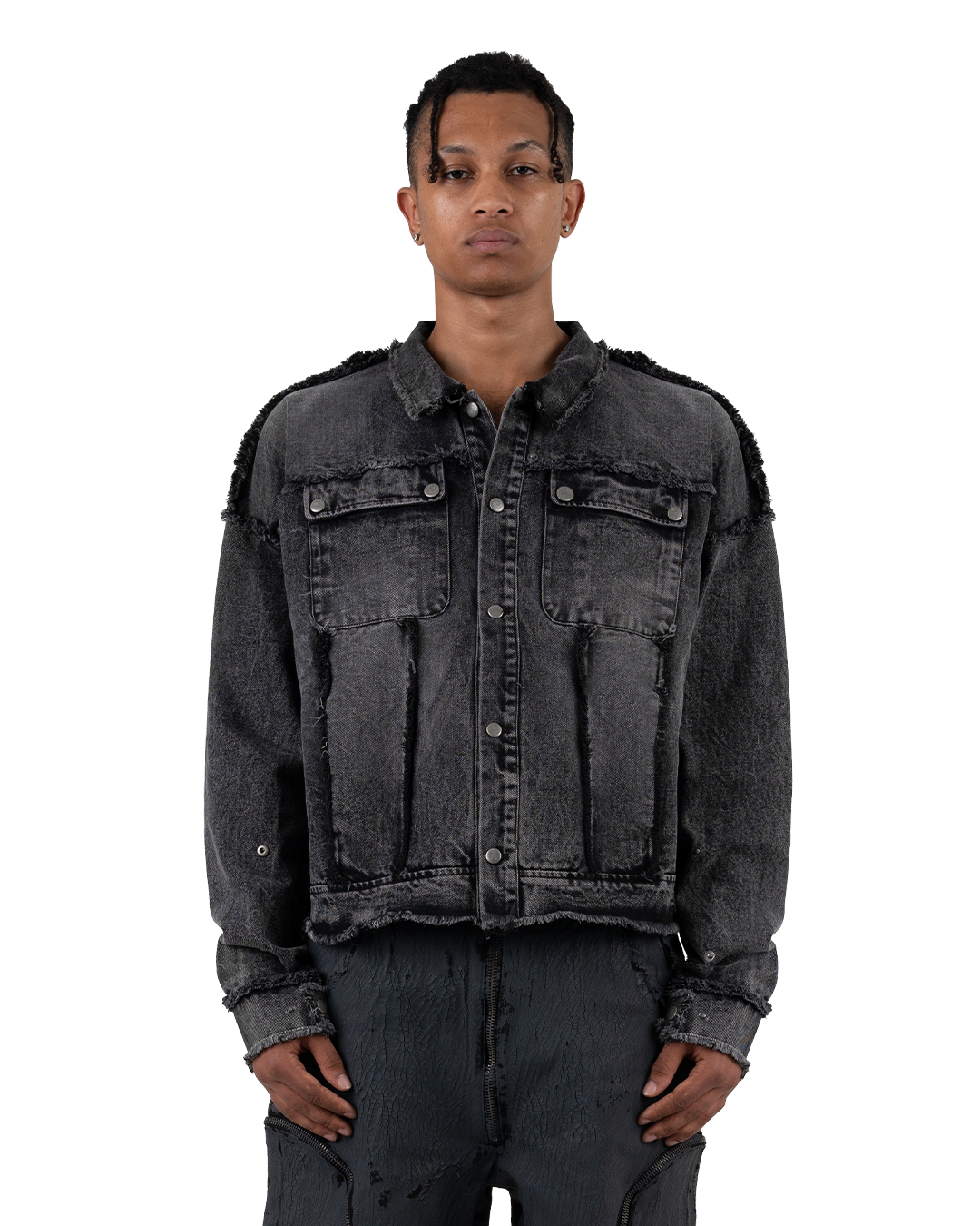 COLLAPSE DENIM JACKET