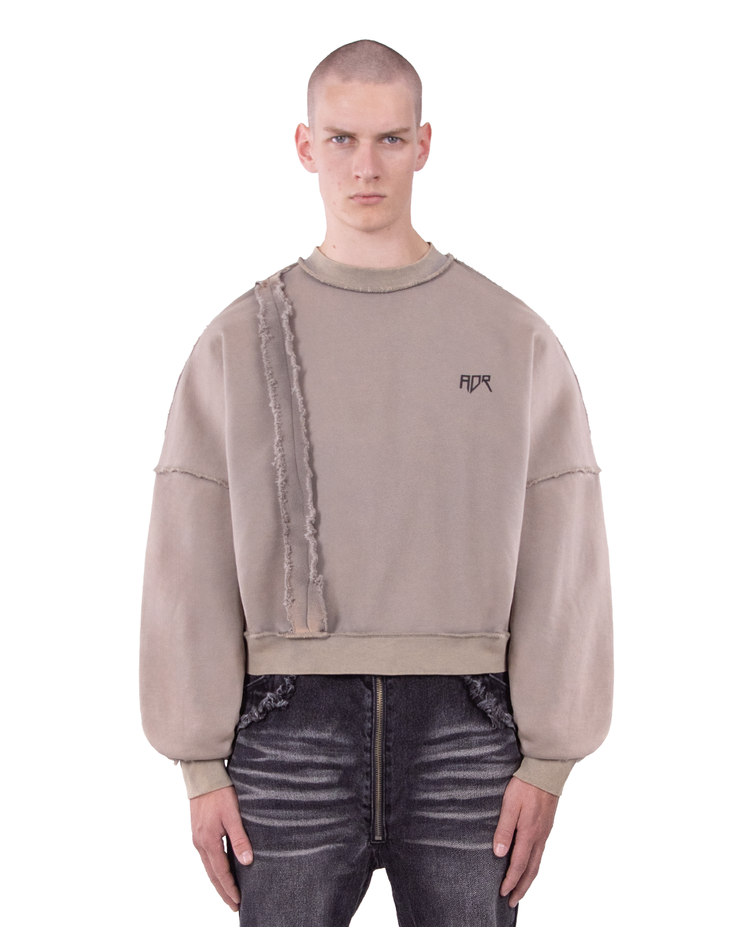 LOGO SWEATER - GREY