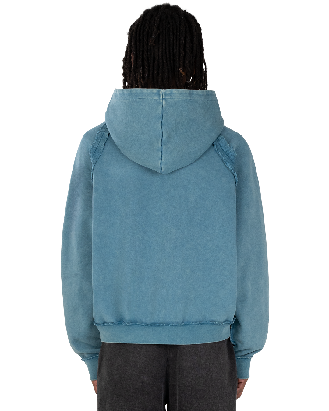 RAGLAN HOODIE - BLUE
