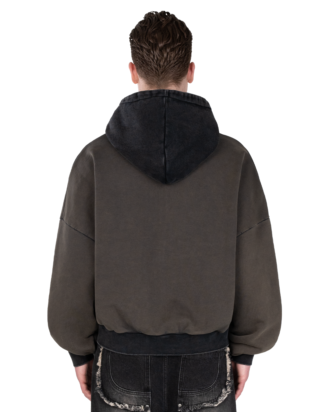 LOGO ZIP-HOODIE - BLACK