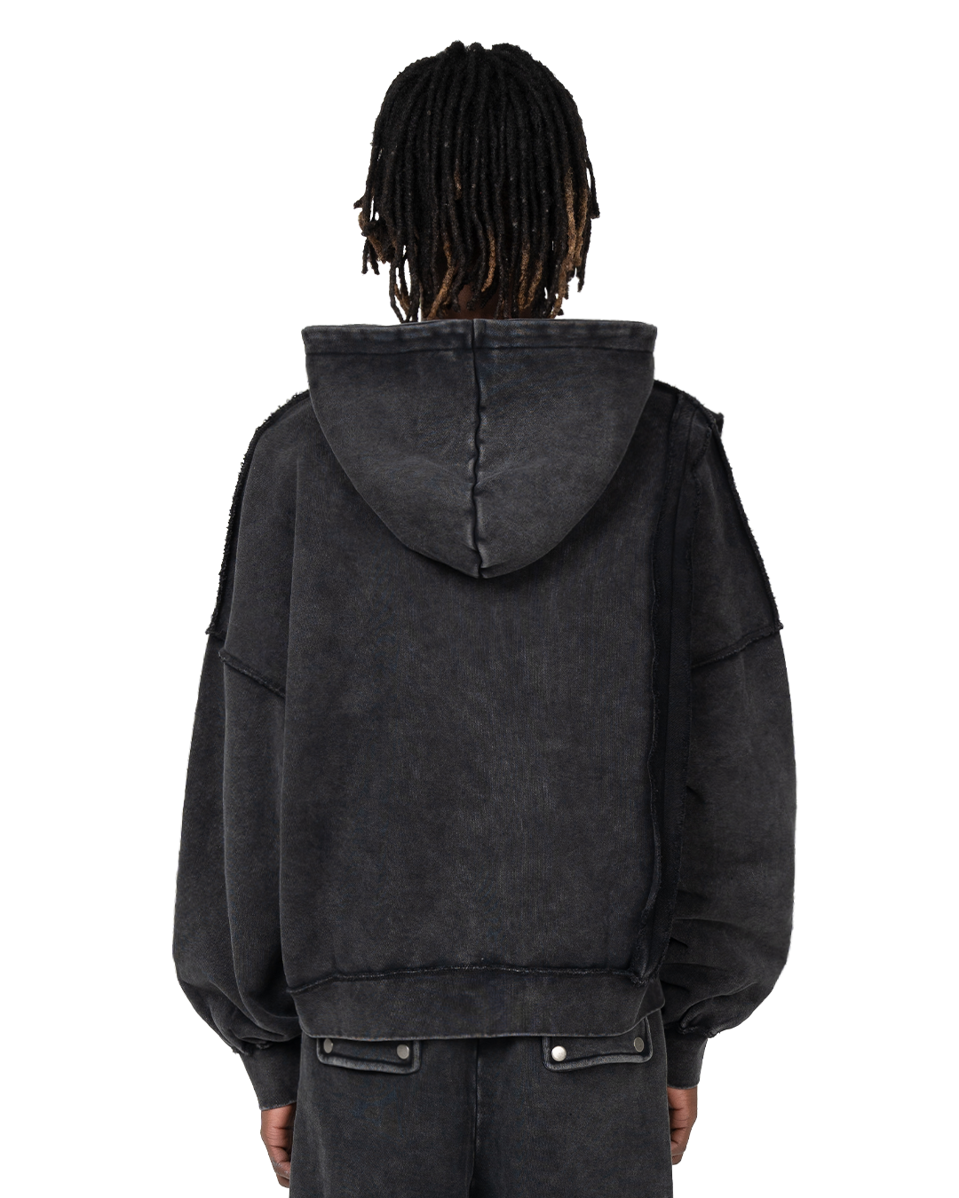 LOGO HOODIE - WASHED BLACK