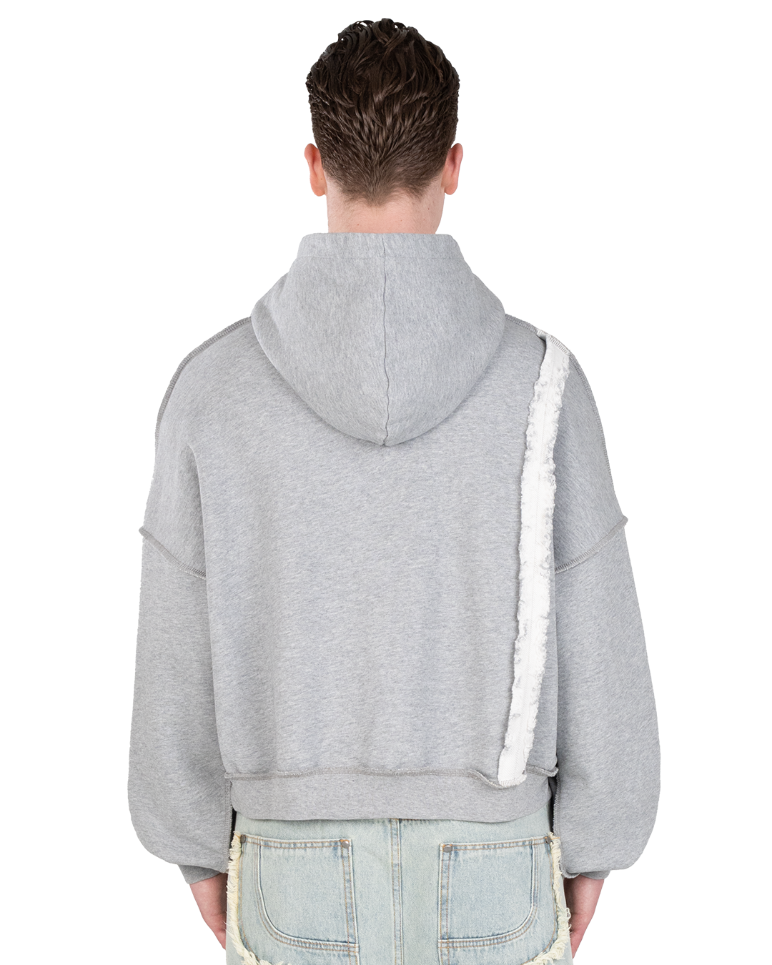 LOGO HOODIE - WASHED GREY