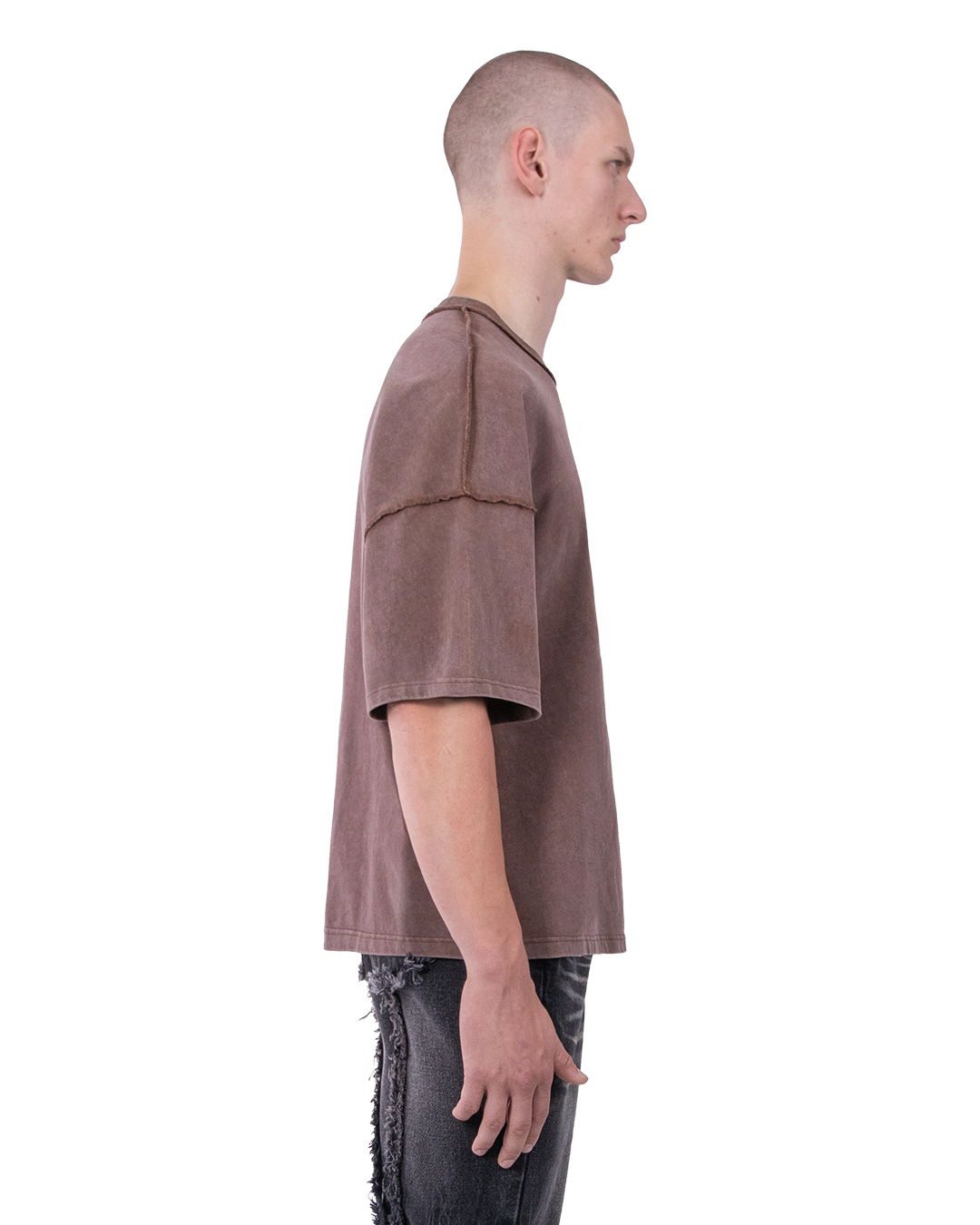 LOGO T-SHIRT - BROWN