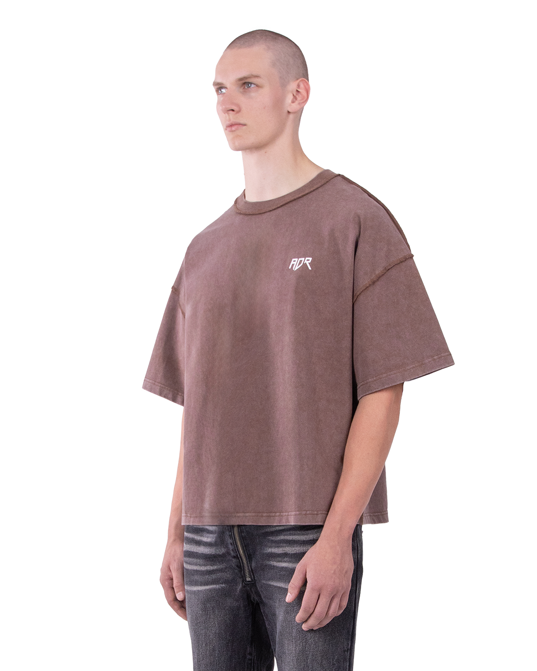 LOGO T-SHIRT - BROWN