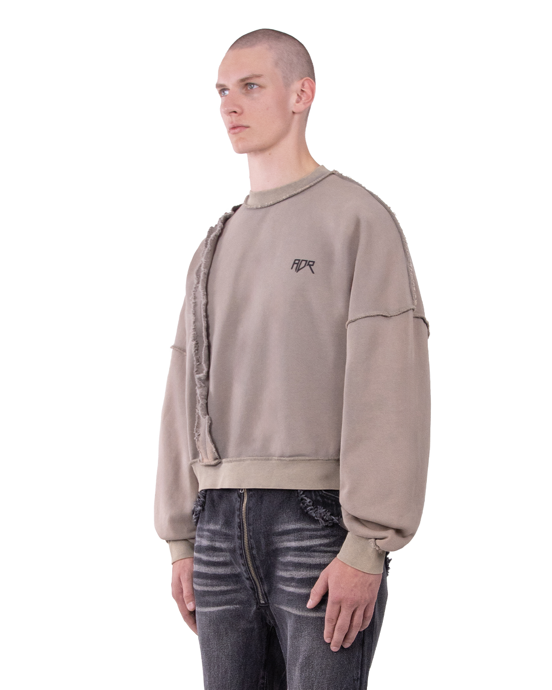 LOGO SWEATER - GREY