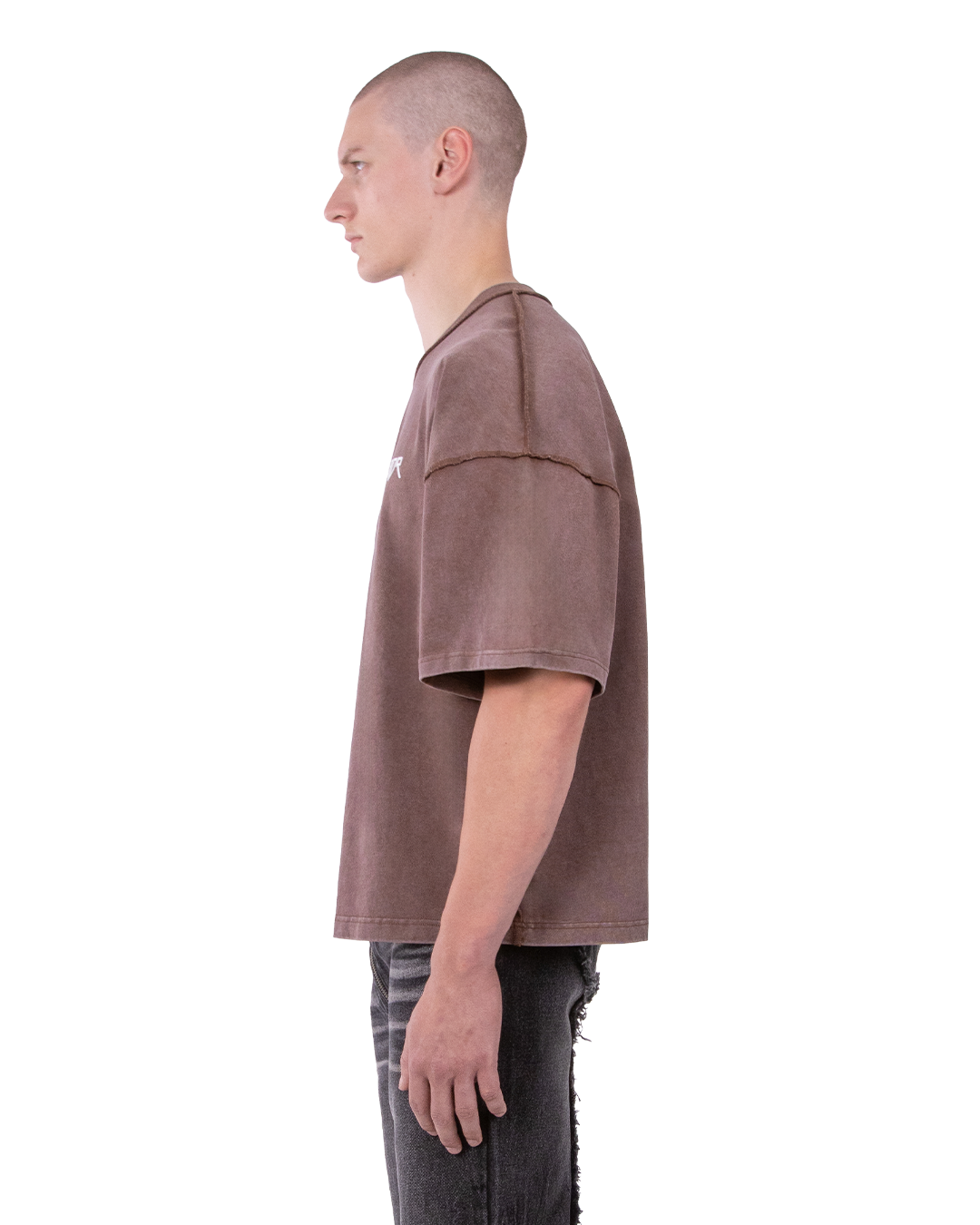 LOGO T-SHIRT - BROWN