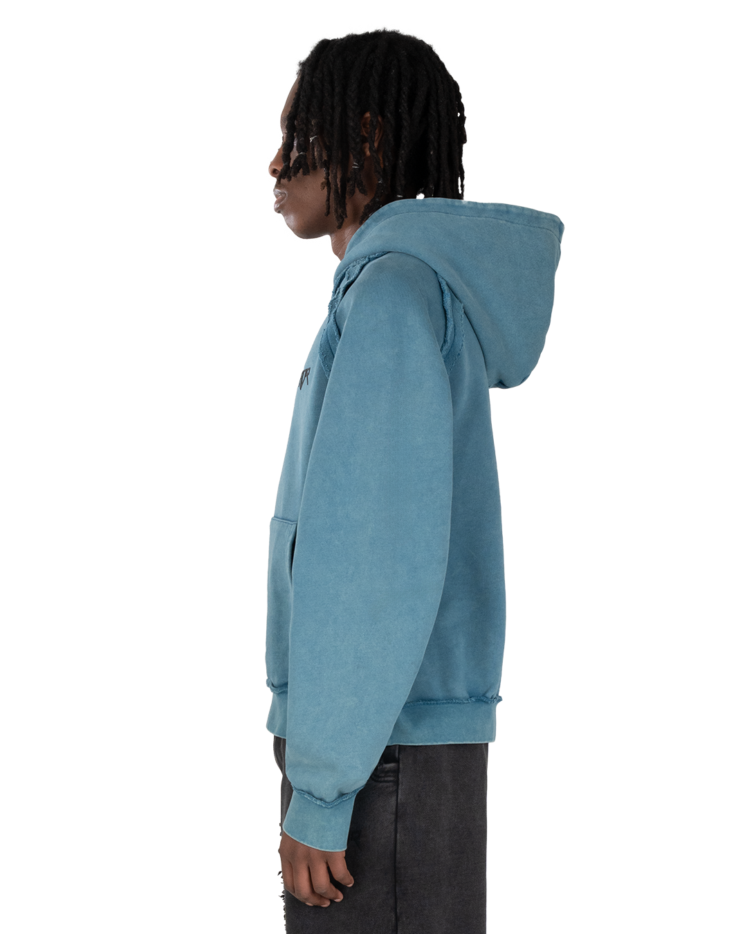 RAGLAN HOODIE - BLUE